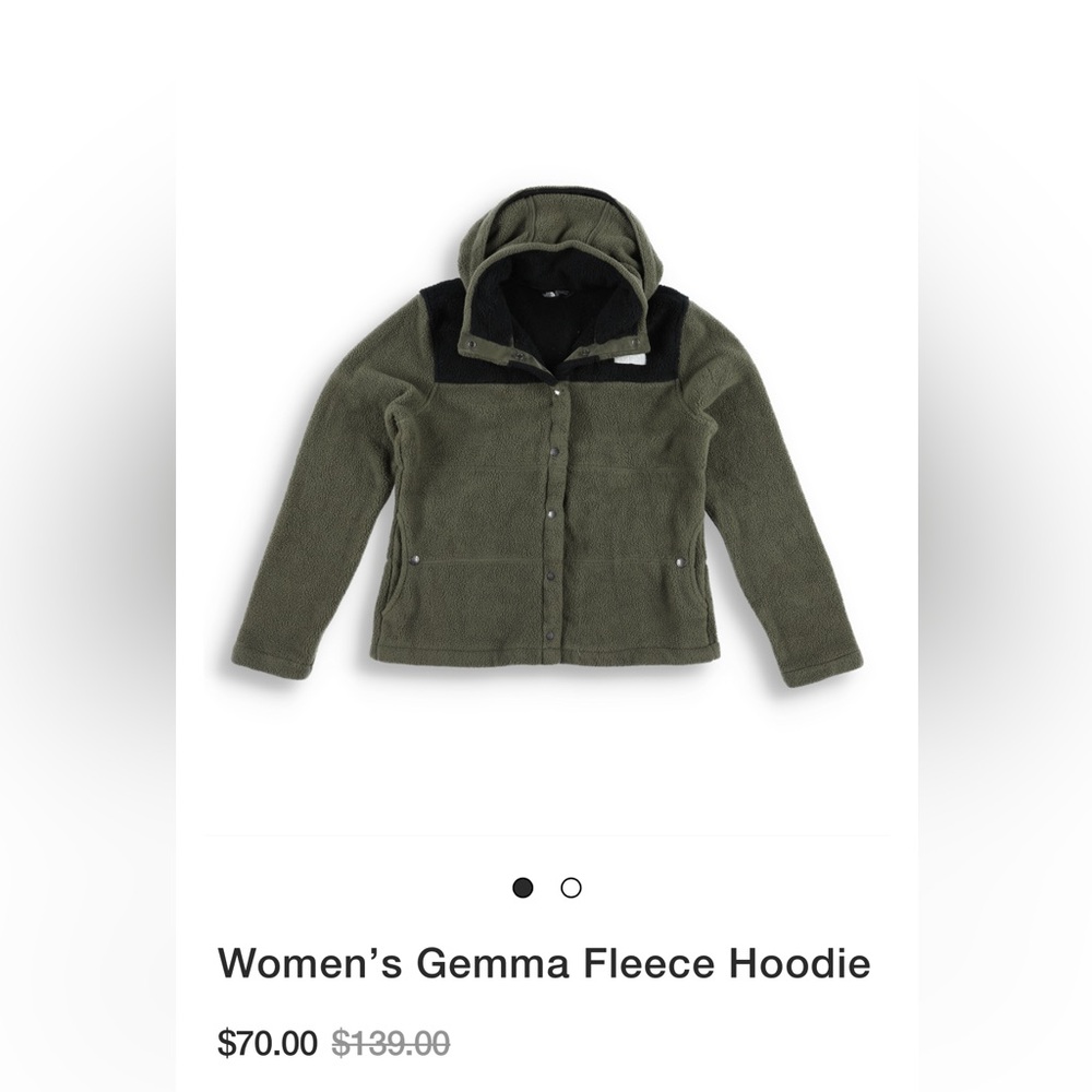 Women's Gemma hooded  fleece XL jacket